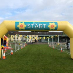 Inflatable Arch for St David's Day Run by Megaflatables