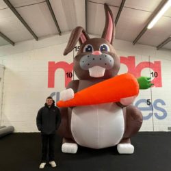 Giant Inflatable Animals for Hire, Giant Rabbit Inflatable by Megaflatables