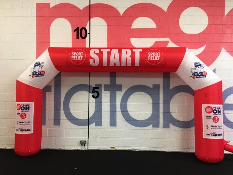 Inflatable Arch for Sports Relief by Megaflatables