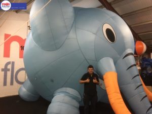 Giant Inflatable Animals for Hire, Giant Inflatable Elephant by Megaflatables