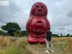 Bespoke inflatable giant jelly baby