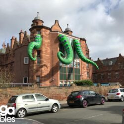 Giant Halloween inflatable tentacle's