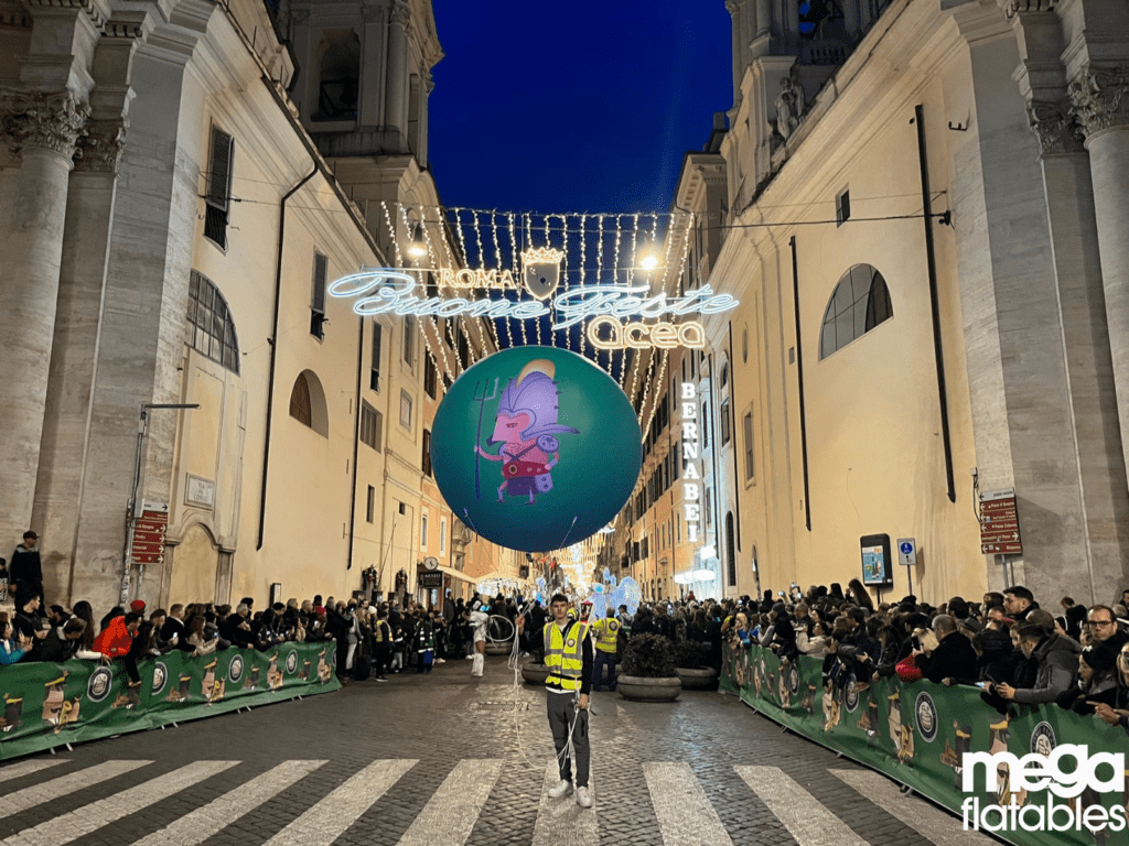 Rome New years day Parade Inflatable