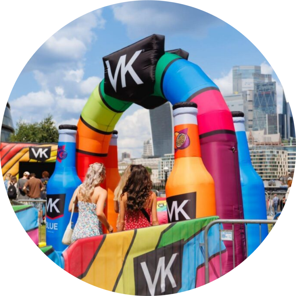 Inflatable arch for VK