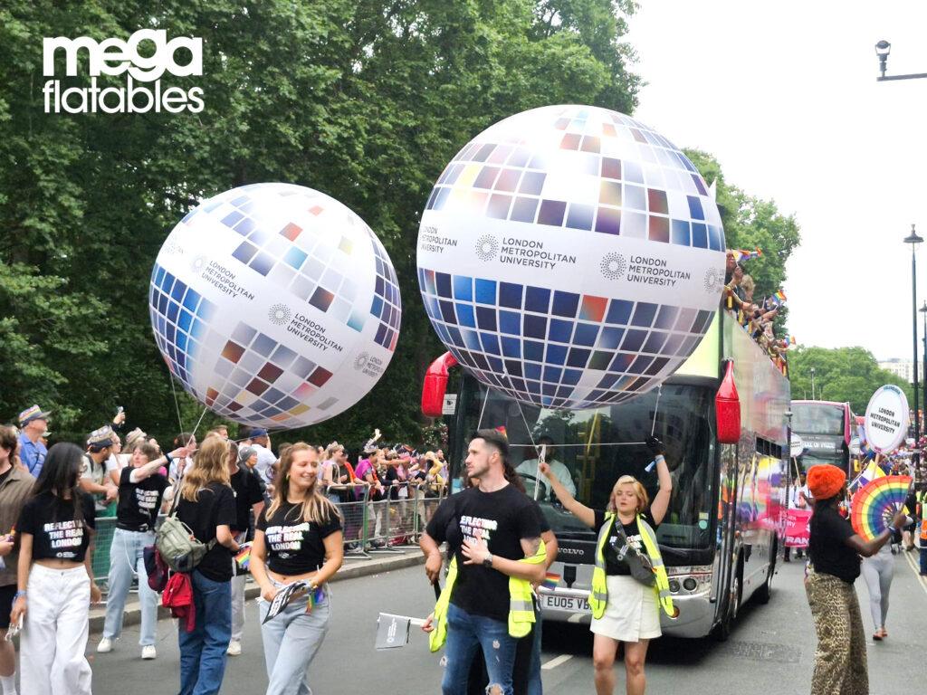 metropolitan police sphere inflatable