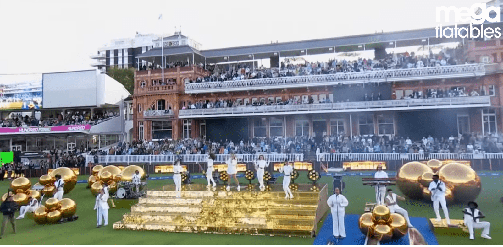 Gold Chrome spheres for the Lords The hundred final