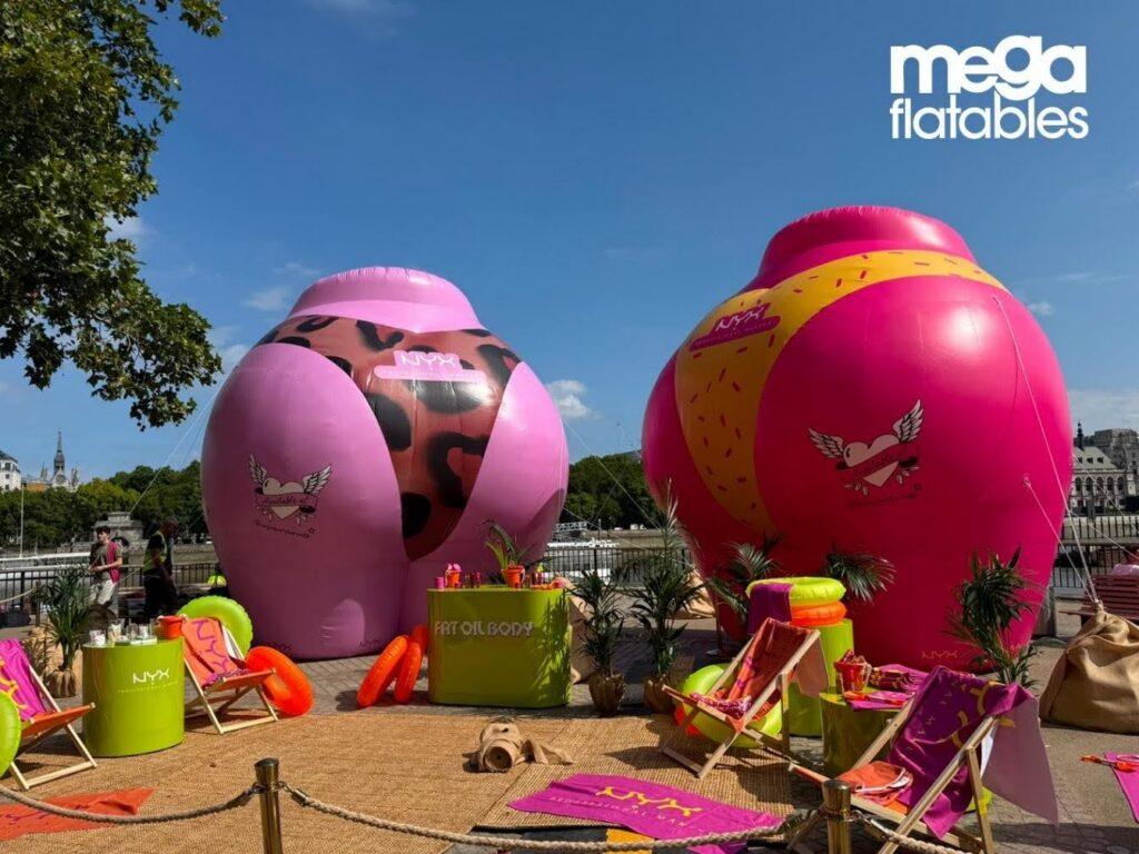 custom nyx makeup inflatables - megaflatables
