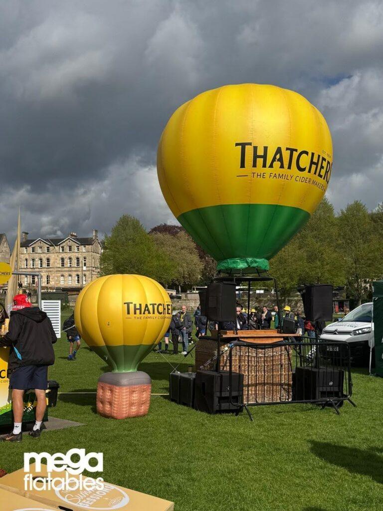 large thatchers cider airballon inflatables - mega inflatables
