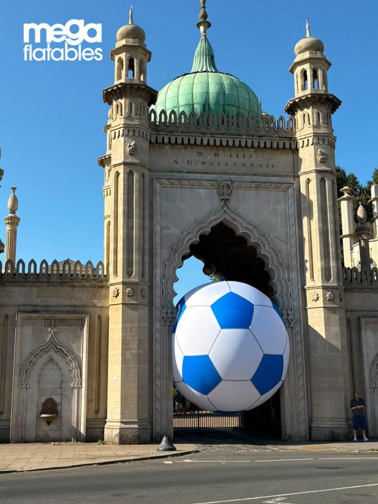 Five-metre giant inflatable football for Brighton & Hove Albion exhibition